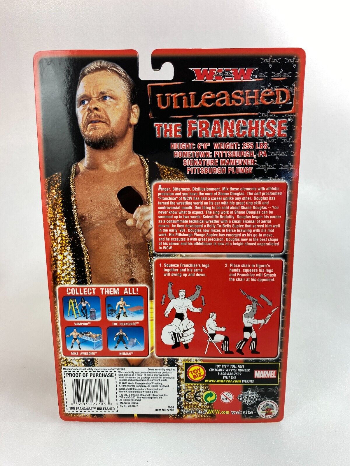 2000 WCW Toy Biz Unleashed Shane Douglas – Wrestling Figure Database