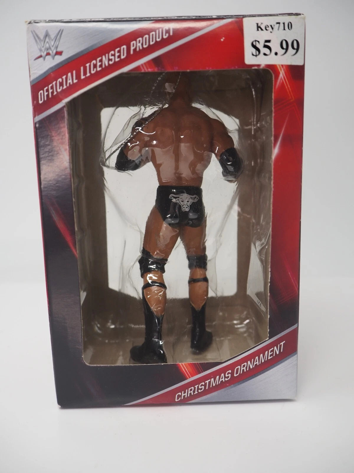 2017 WWE Kurt Adler The Rock Christmas Ornament