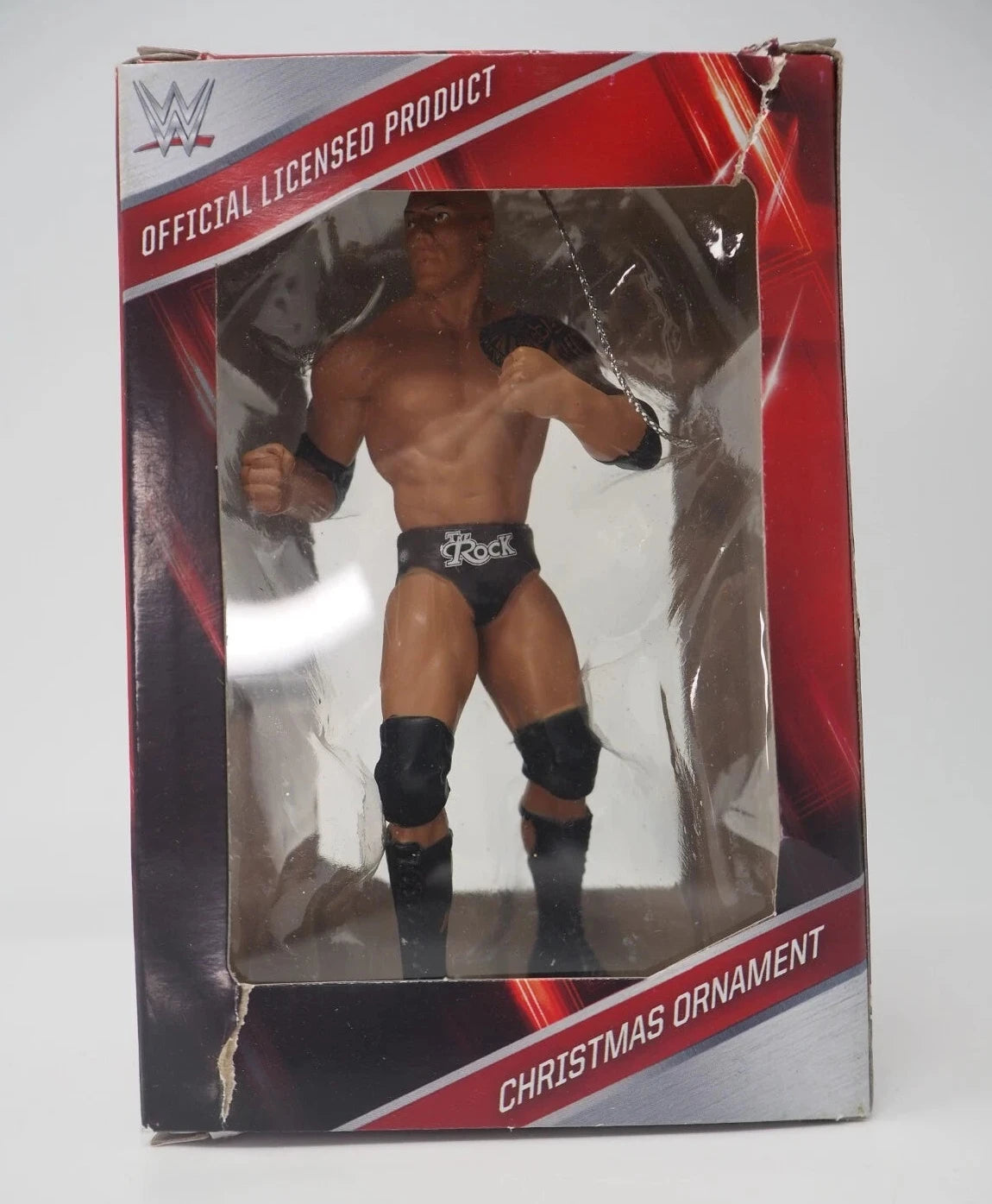 2017 WWE Kurt Adler The Rock Christmas Ornament