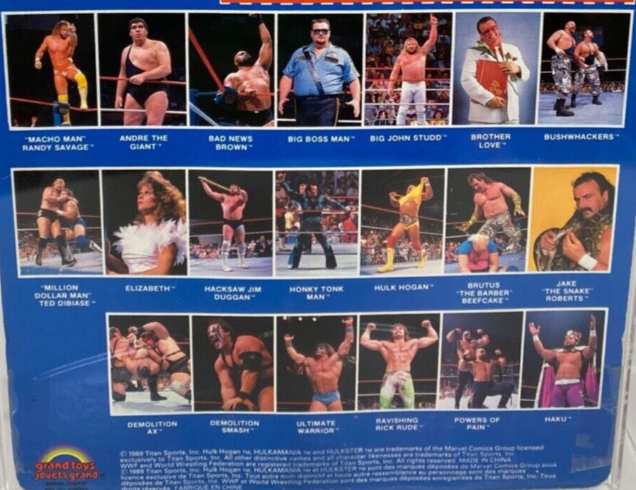 Unreleased WWF Grand Toys Wrestling Superstars Demolition Smash