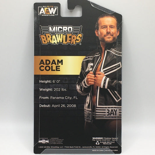 2022 AEW Pro Wrestling Tees Micro Brawlers Limited Edition Adam Cole