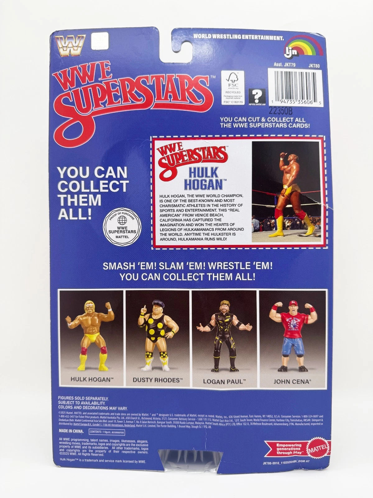 2025 Mattel LJN WWE Superstars Series 1 Hulk Hogan [Exclusive]