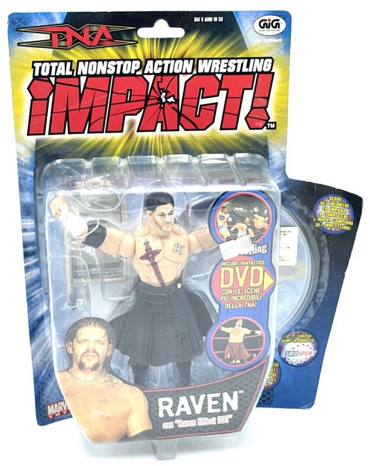 2005 Total Nonstop Action [TNA] Wrestling Impact! Marvel Toys Series 1 Raven [Exclusive]
