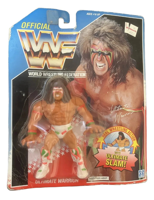 1991 WWF Hasbro Series 2 Ultimate Warrior with Ultimate Slam!