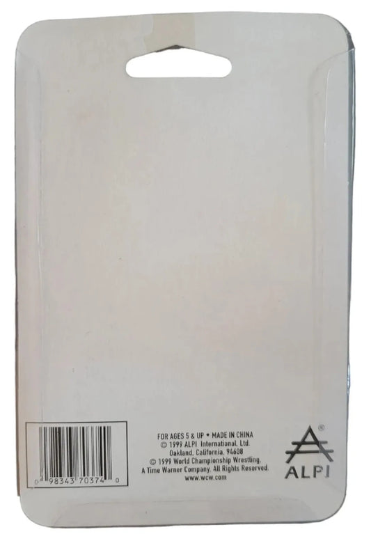 1999 WCW Alpi International Squeezies Goldberg Keychain