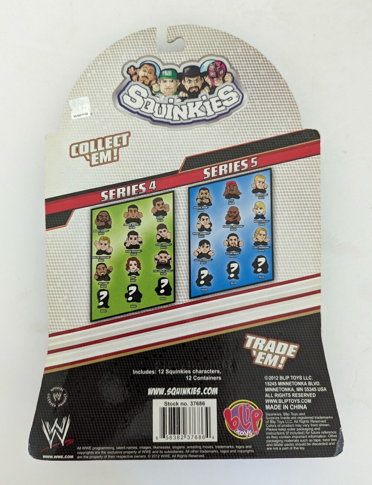 2013 WWE Blip Toys Squinkies Series 4