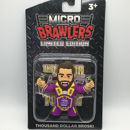 2021 Major Wrestling Figure Podcast Micro Brawlers Thousand Dollar Broski