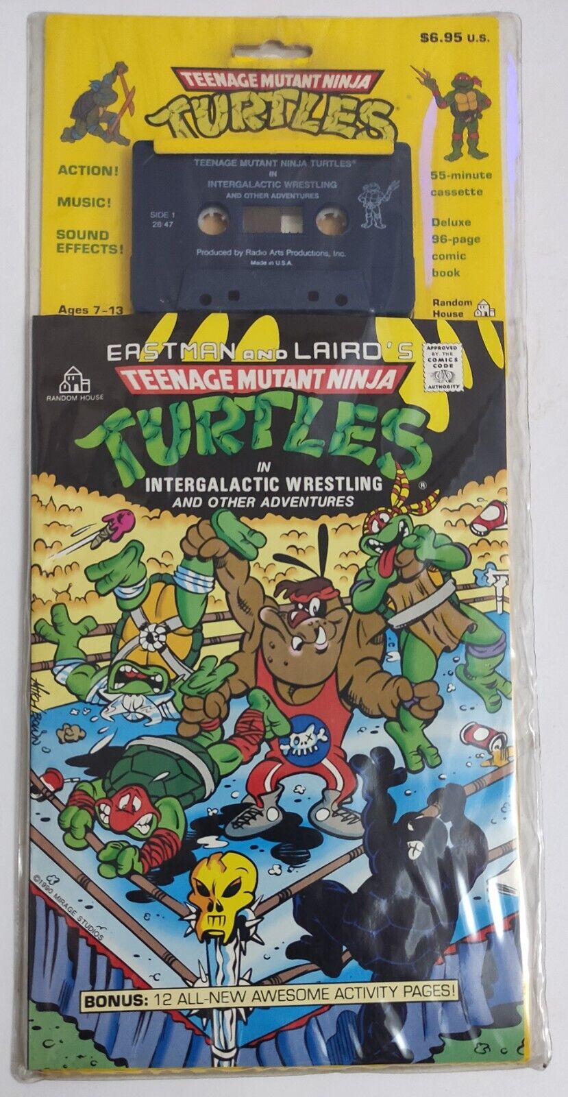 2024 NECA Eastman & Laird's Teenage Mutant Ninja Turtles Adventures Stump Wrestling Box Set