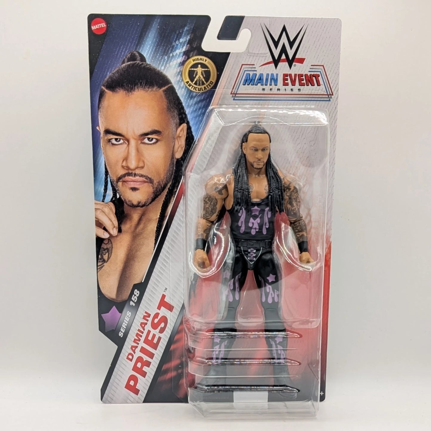 2025 WWE Mattel Main Event Series 158 Damian Priest – Wrestling