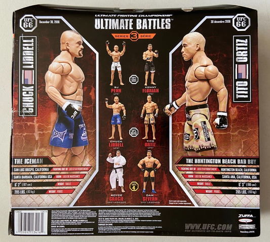 2010 Jakks Pacific UFC 66 Ultimate Battles Series 3: Chuck Liddell vs. Tito Ortiz