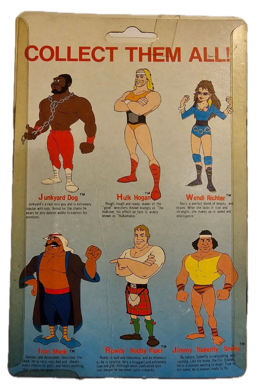 1985 WWF Winston Toys Hulk Hogan's Rock 'N' Wrestling Collectable Erasers Jimmy "Superfly" Snuka [Alternate Pose]