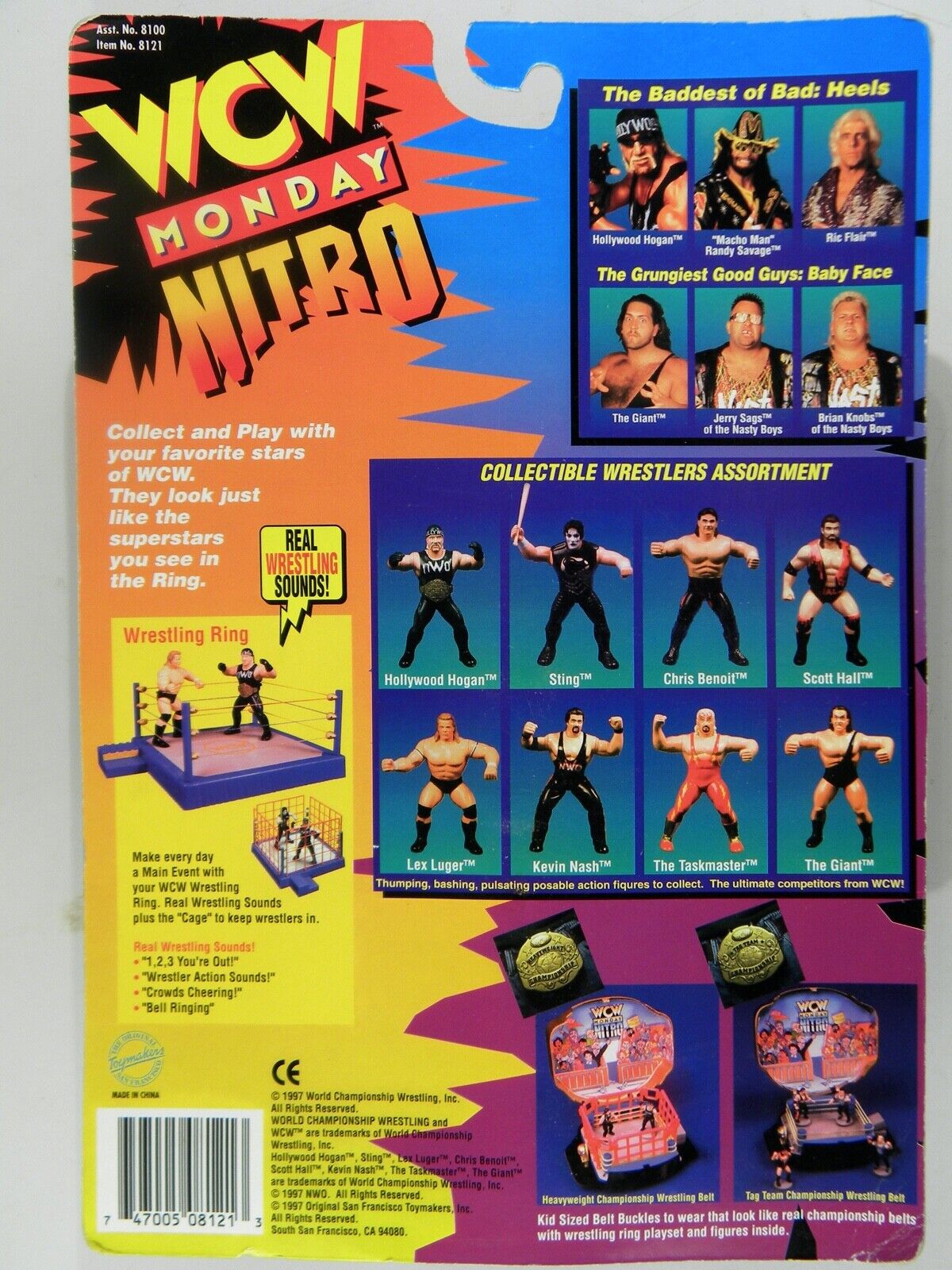 1997 WCW OSFTM Collectible Wrestlers [LJN Style] Limited Edition Set 2 "Baby Faces" Jerry Sags