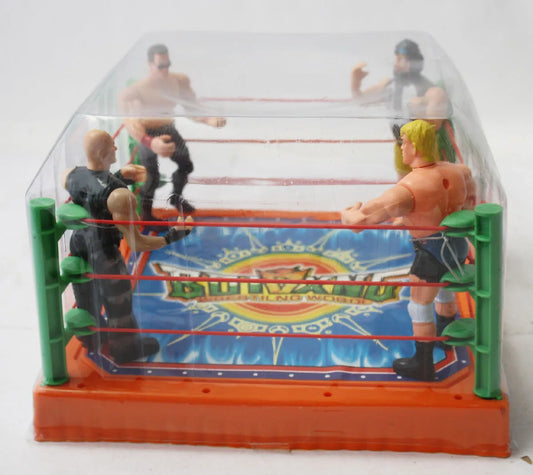 Boxing Wrestling World Bootleg/Knockoff Wrestling Ring & Figures
