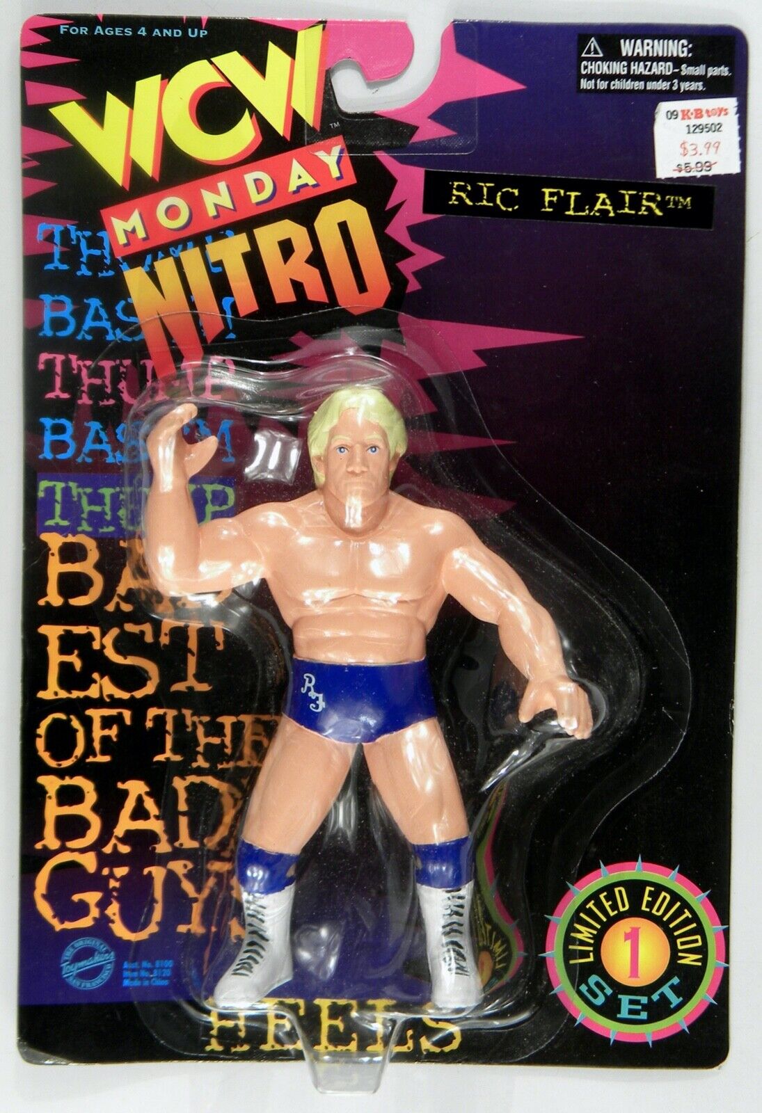 1997 WCW OSFTM Collectible Wrestlers [LJN Style] Limited Edition Set 1 "Heels" Ric Flair