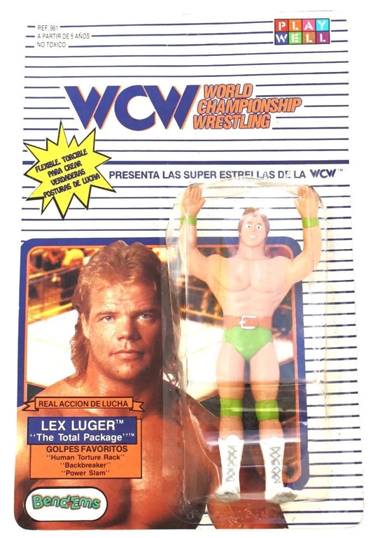 1991 WCW Play Well Bend-Ems Lex Luger