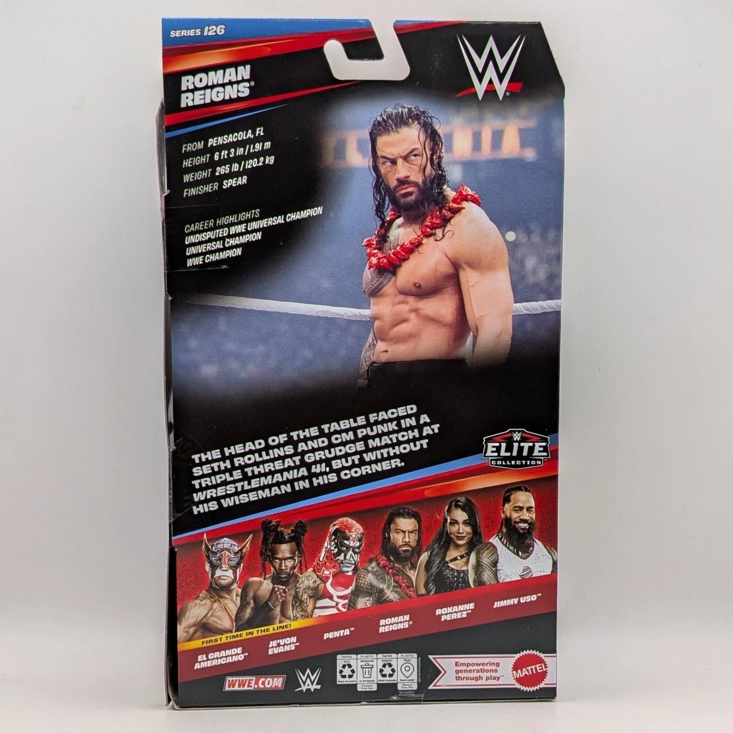 2026 WWE Mattel Elite Collection Series 126 Roman Reigns