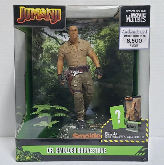 2023 McFarlane Toys Jumanji Movie Maniacs Dr. Smolder Bravestone