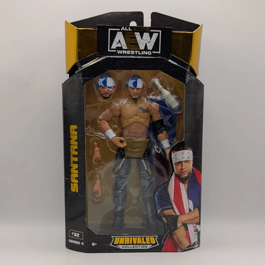 2021 AEW Jazwares Unrivaled Collection Series 4 #32 Santana