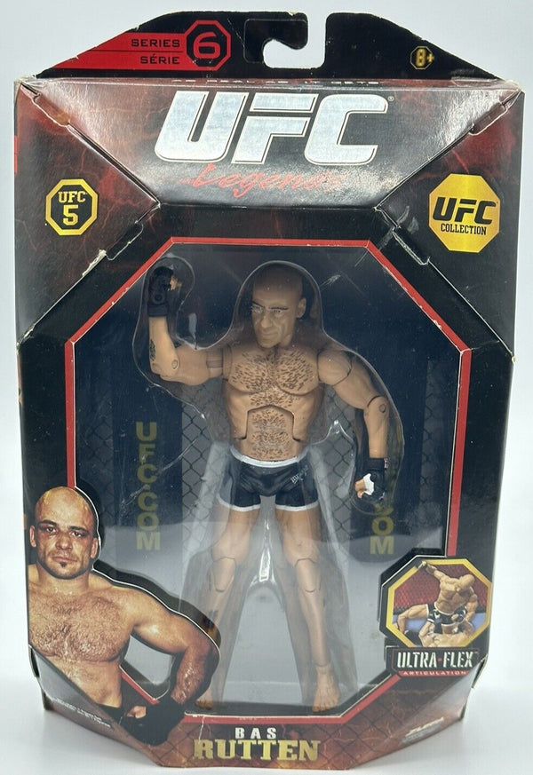 2010 Jakks Pacific UFC 5 Series 6 Legends Bas Rutten – Wrestling Figure ...