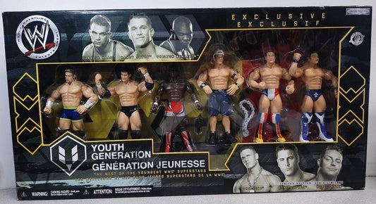 2004 WWE Jakks Pacific Youth Generation [With Charlie Haas, Randy Orton, Shelton Benjamin, John Cena, Rob Conway & Rene Dupree]