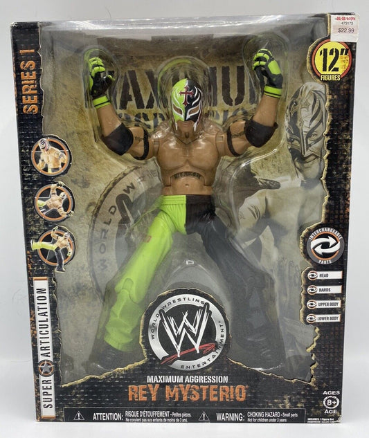 2008 WWE Jakks Pacific Maximum Aggression Series 1 Rey Mysterio