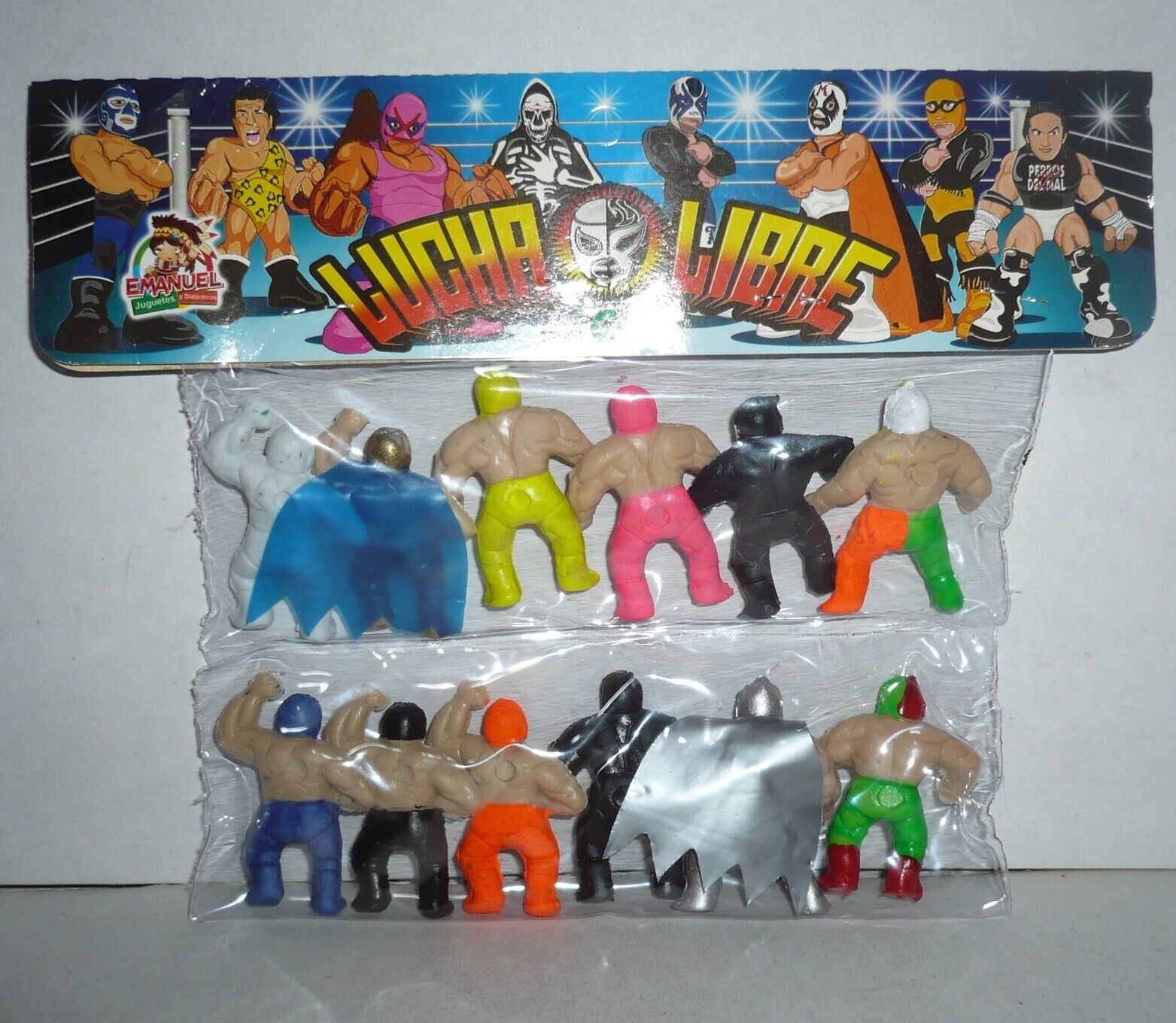 Emanuel Juguetes Lucha Libre Micro 12-Pack – Wrestling Figure Database