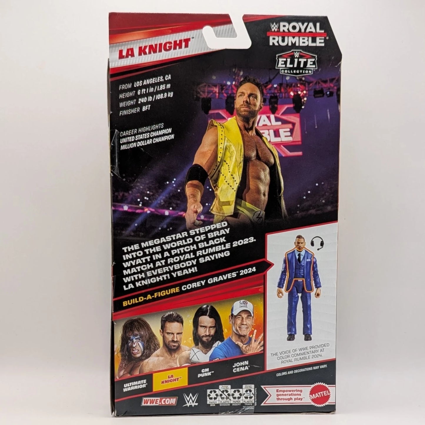 2025 WWE Mattel Elite Collection Royal Rumble Series 7 LA Knight