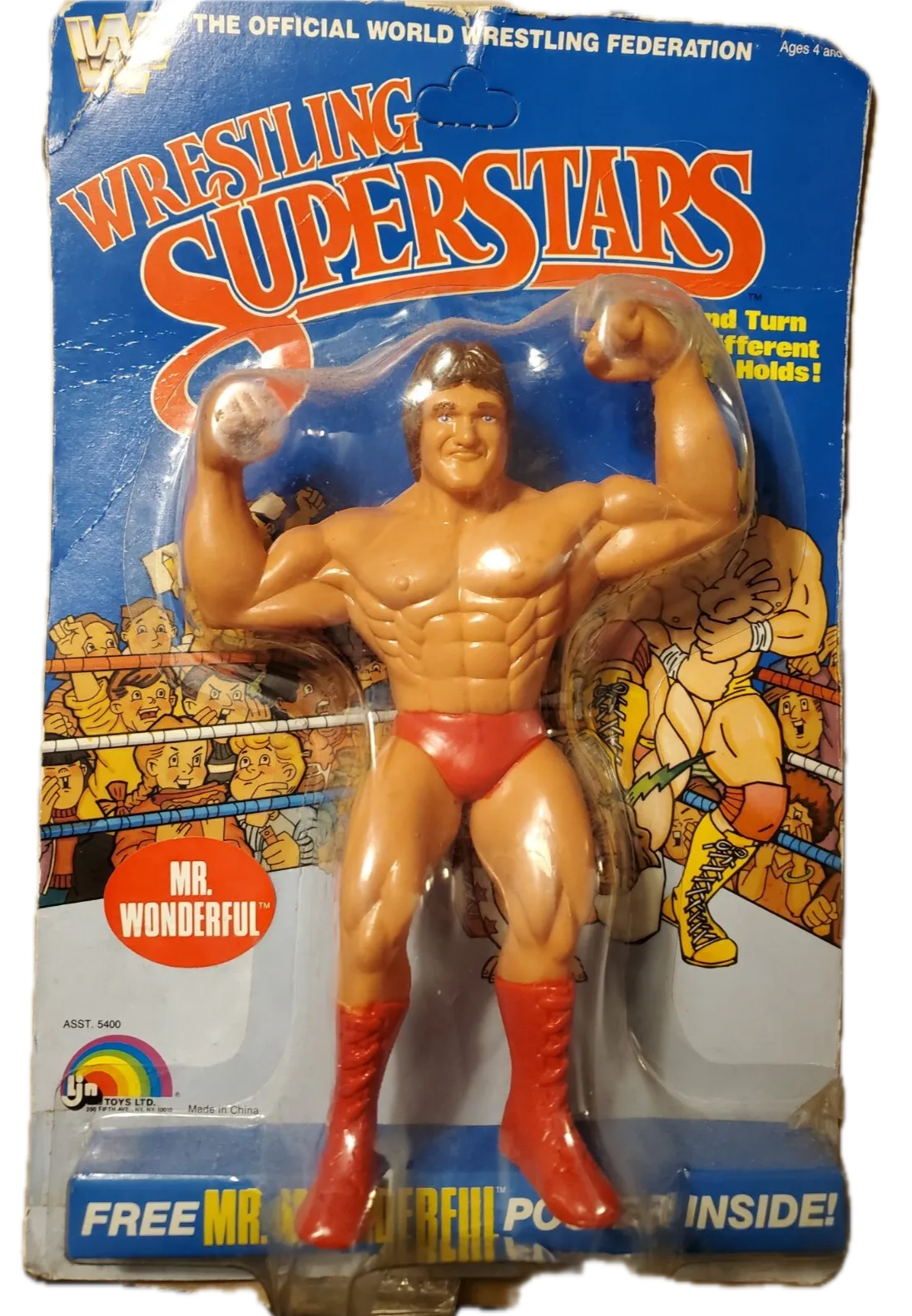 1986 WWF LJN Wrestling Superstars Series 2 Mr. Wonderful