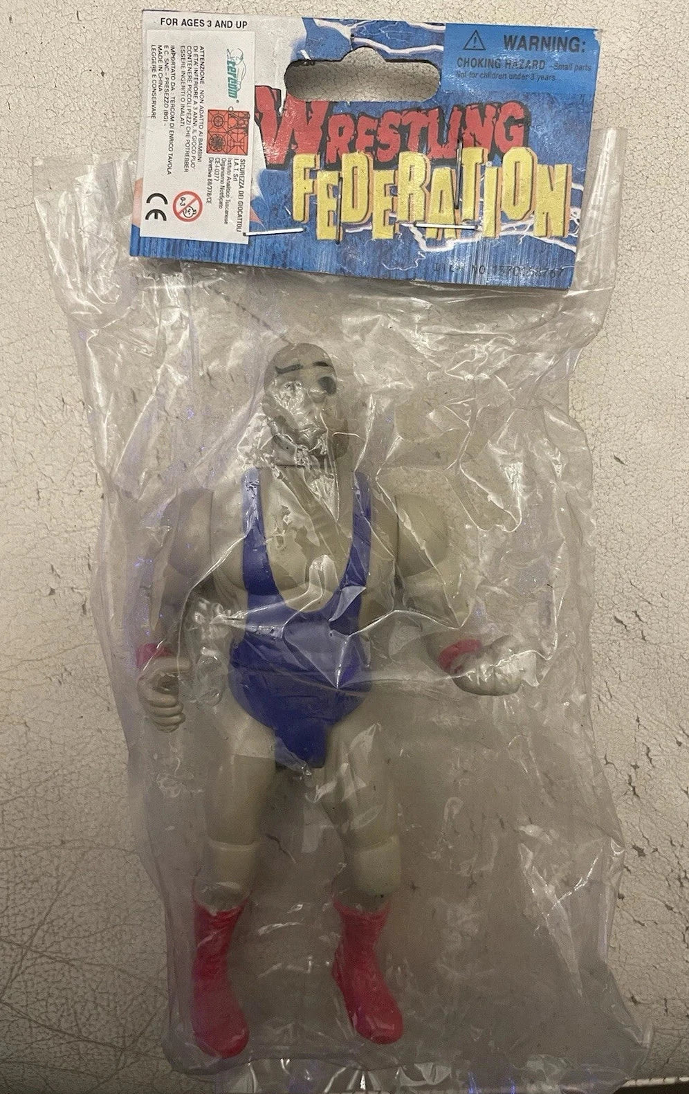 Wrestling Federation Bagged Bootleg/Knockoff Wrestler [Taz]