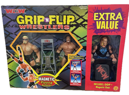1999 WCW Toy Biz Grip 'N' Flip Series 2 Scott Steiner, Goldberg & Diamond Dallas Page