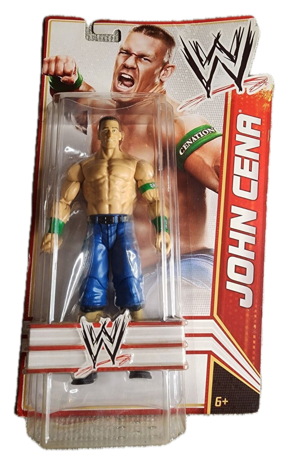 2012 WWE Mattel Basic Asst. X7218 John Cena [With Green Arm Band]