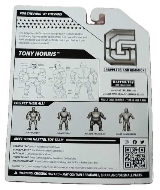 2023 Hasttel Toy Grapplers & Gimmicks Series 1 Tony Norris [Ahmed Johnson]
