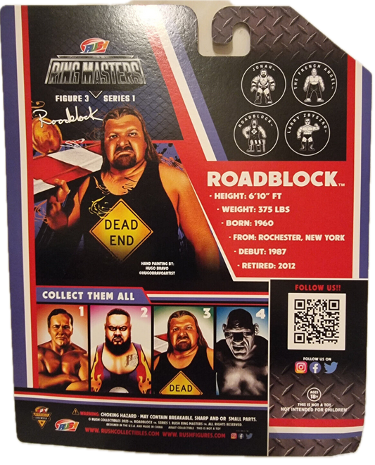 2023 Rush Collectibles Ring Masters UK Exclusive Roadblock