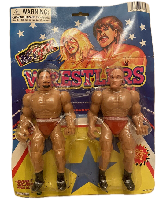 Action Wrestlers Full Size Bootleg/Knockoff 2-Pack