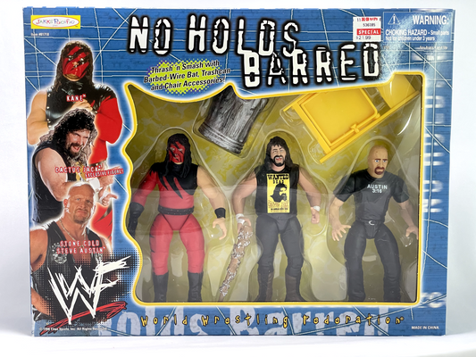 1998 WWF Jakks Pacific No Holds Barred Box Set: Kane, Cactus Jack & Stone Cold Steve Austin [Exclusive]