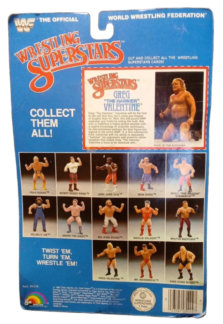 1986 WWF LJN Wrestling Superstars Series 2 Greg Valentine