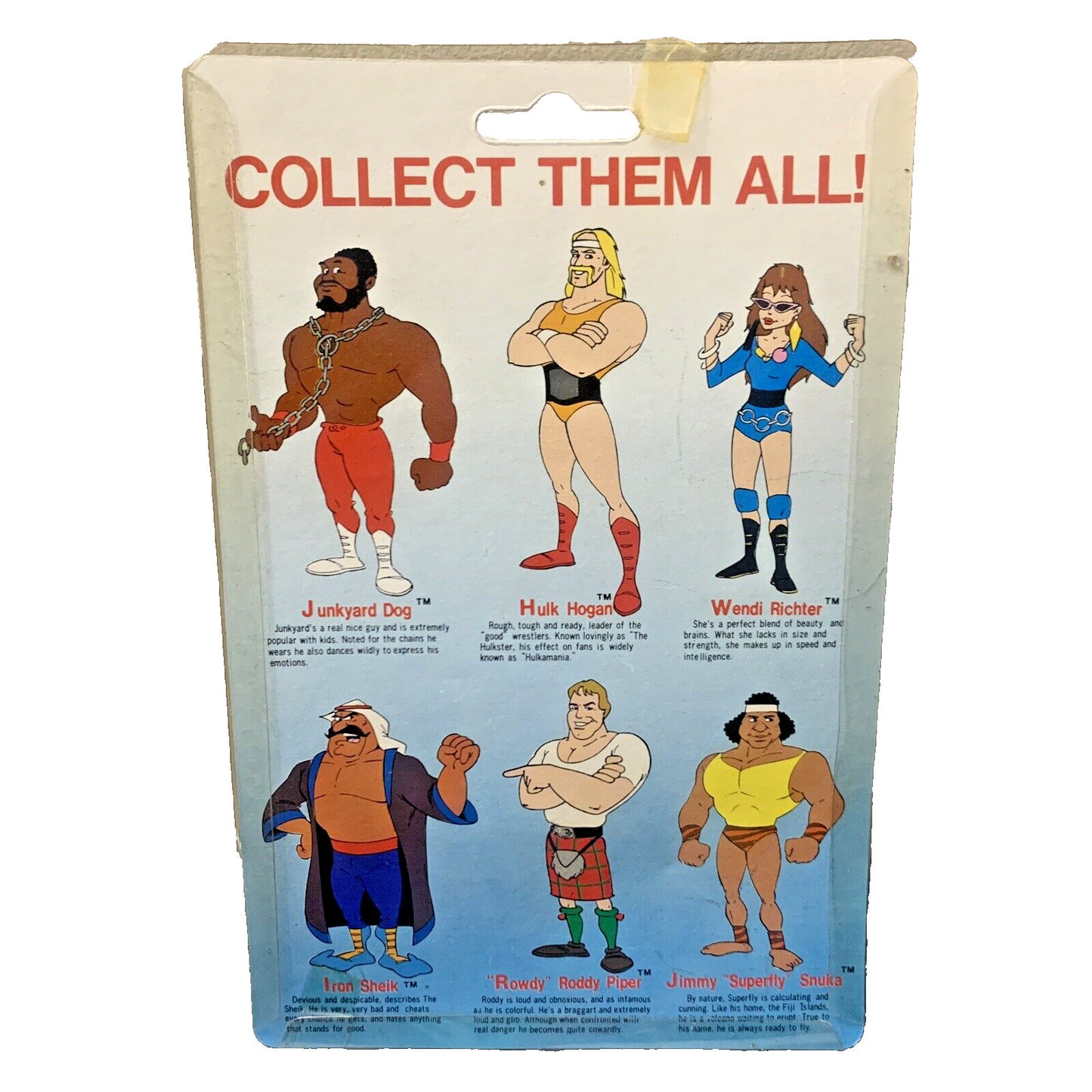 1985 WWF Winston Toys Hulk Hogan's Rock 'N' Wrestling Collectable Erasers Hulk Hogan Pencil Topper