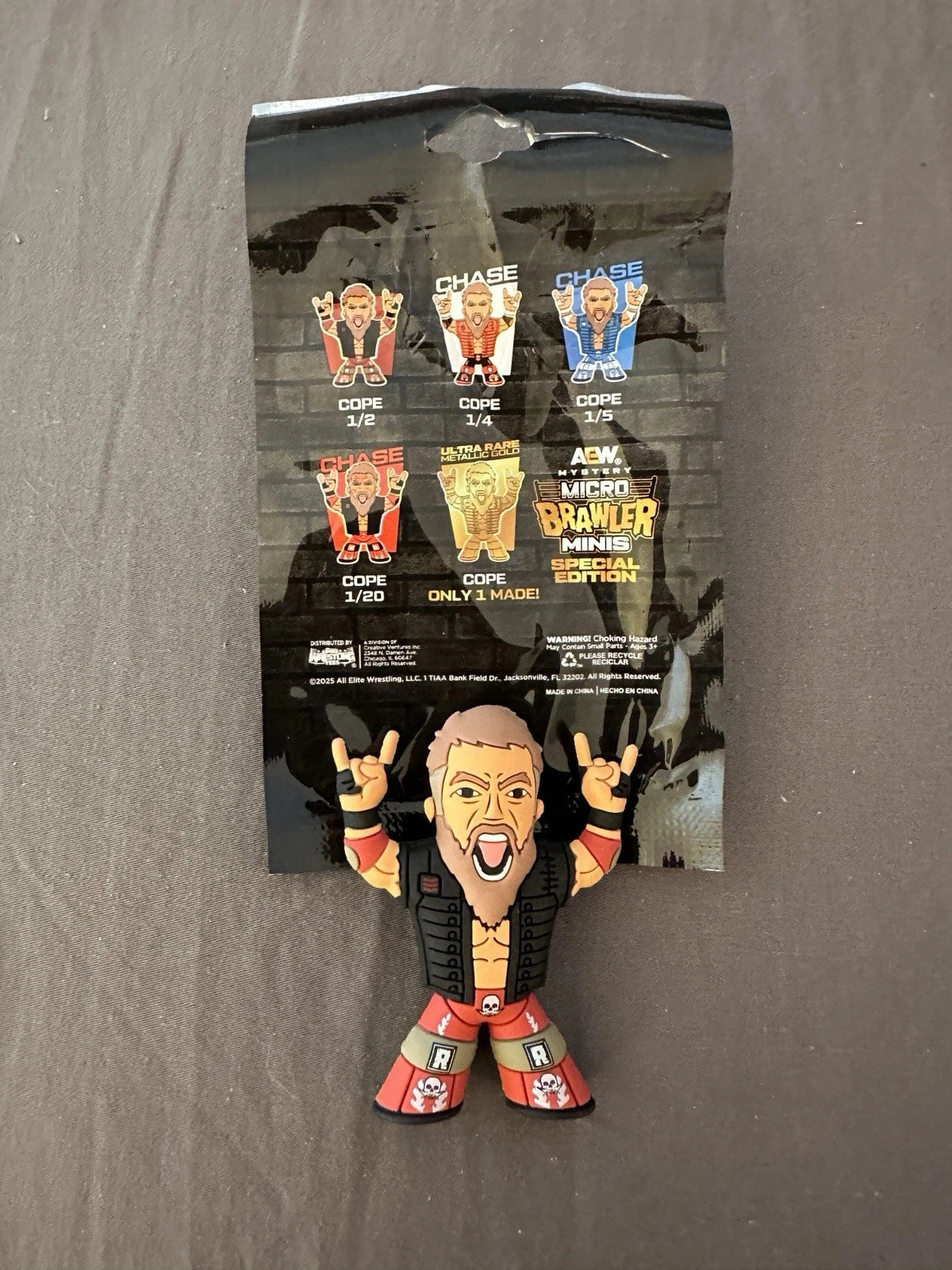2026 AEW Pro Wrestling Tees Crate Exclusive Micro Brawler Minis Special Edition Cope [Standard]