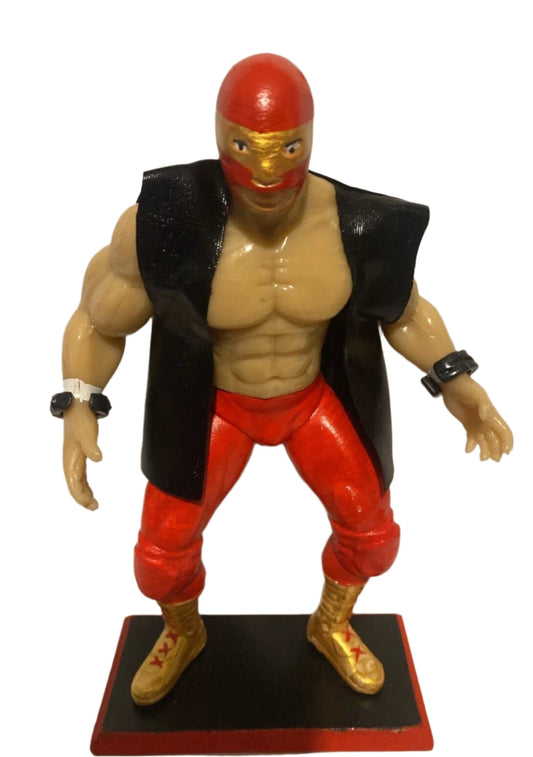 7" Articulated Bootleg/Knockoff Sangre Chicana Mexican Arena Figure