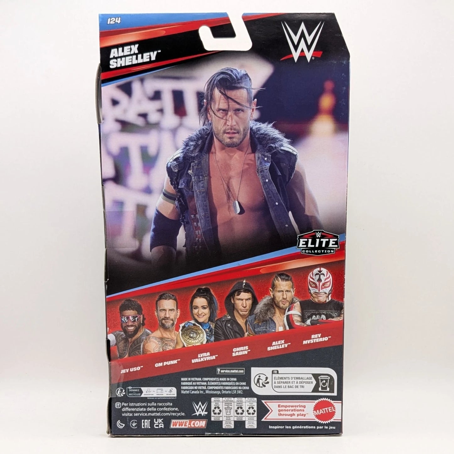 2026 WWE Mattel Elite Collection Series 124 Alex Shelley