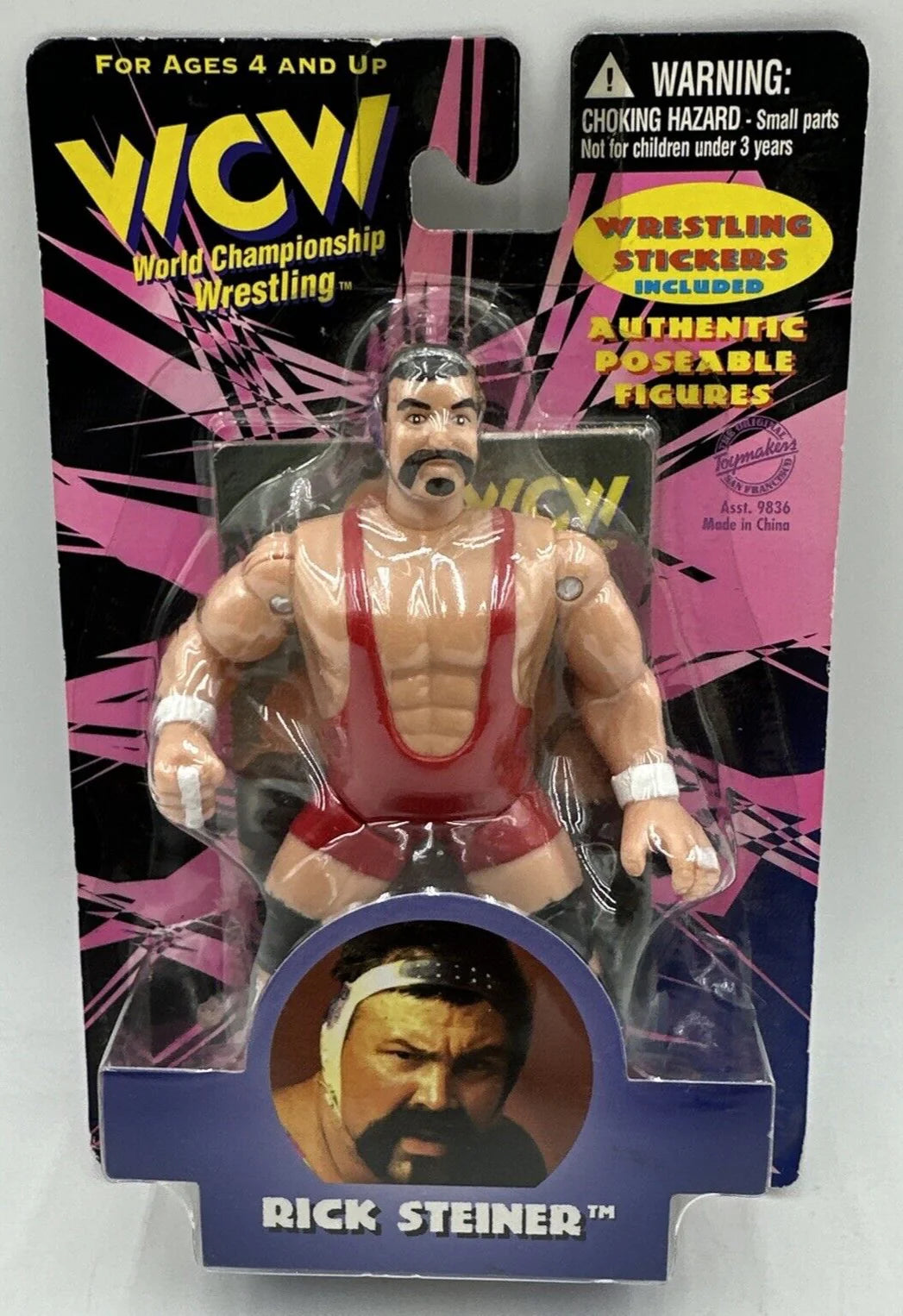 1998 WCW OSFTM 4.5" Articulated Rick Steiner