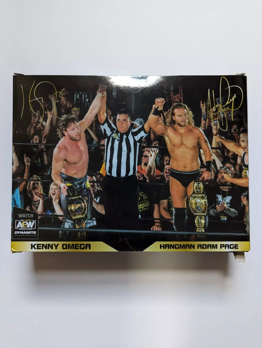 2021 AEW Jazwares Unrivaled Collection Amazon Exclusive "Hangman" Adam Page & Kenny Omega Tag Team Pack