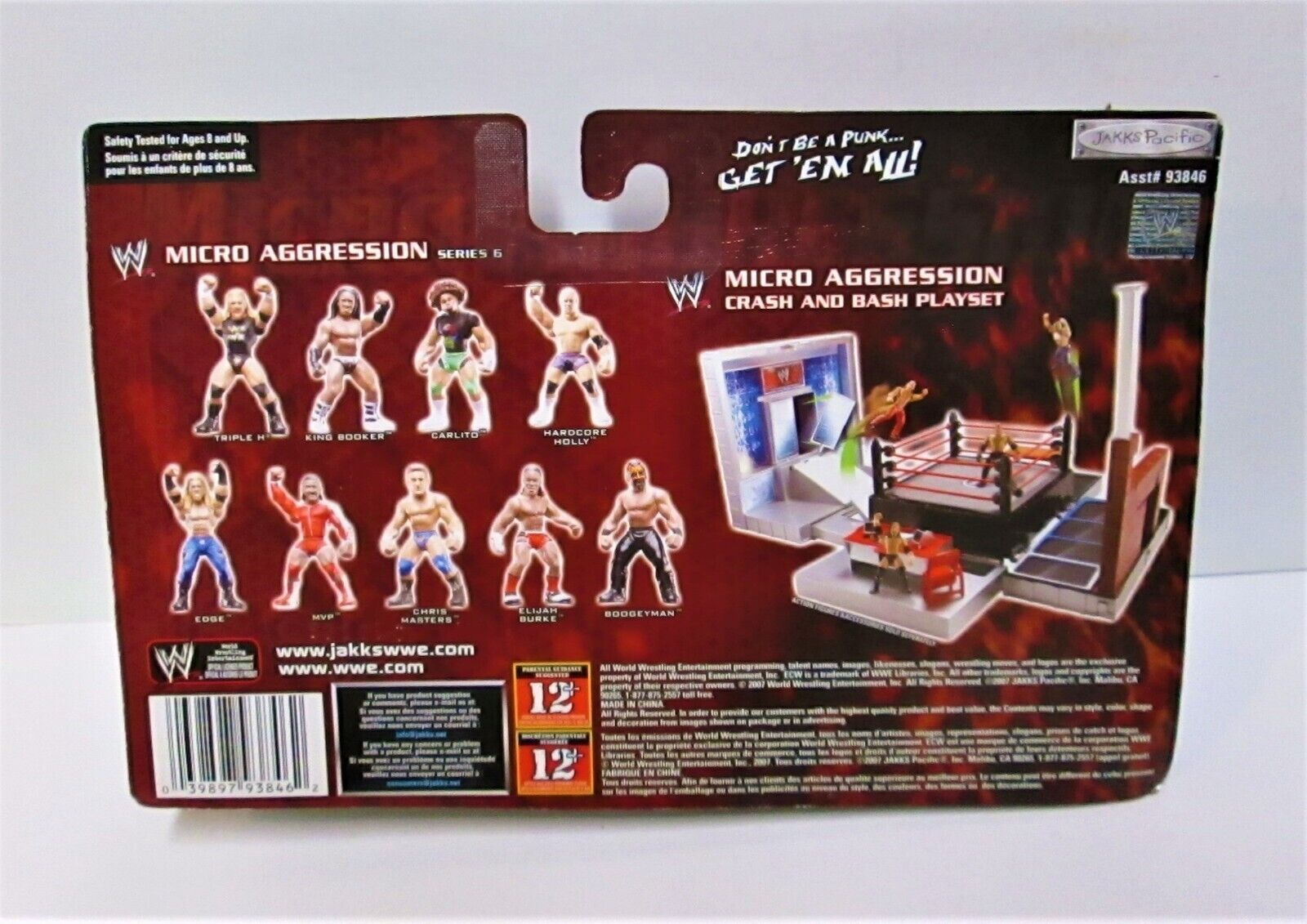 2007 WWE Jakks Pacific Micro Aggression Series 6 Hardcore Holly