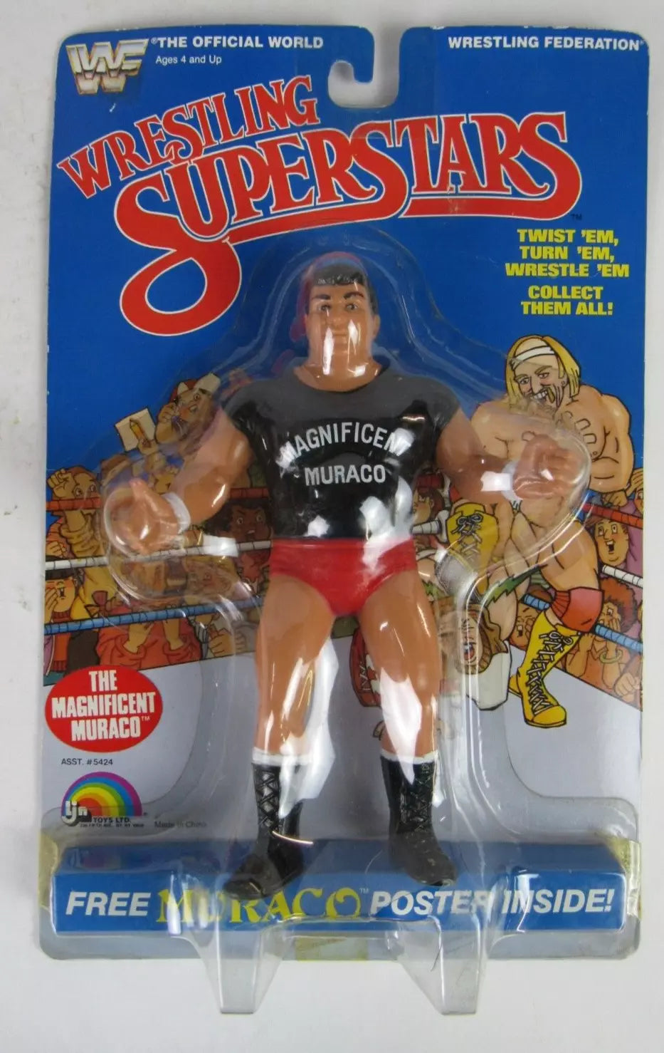 1986 WWF LJN Wrestling Superstars Series 3 The Magnificent Muraco
