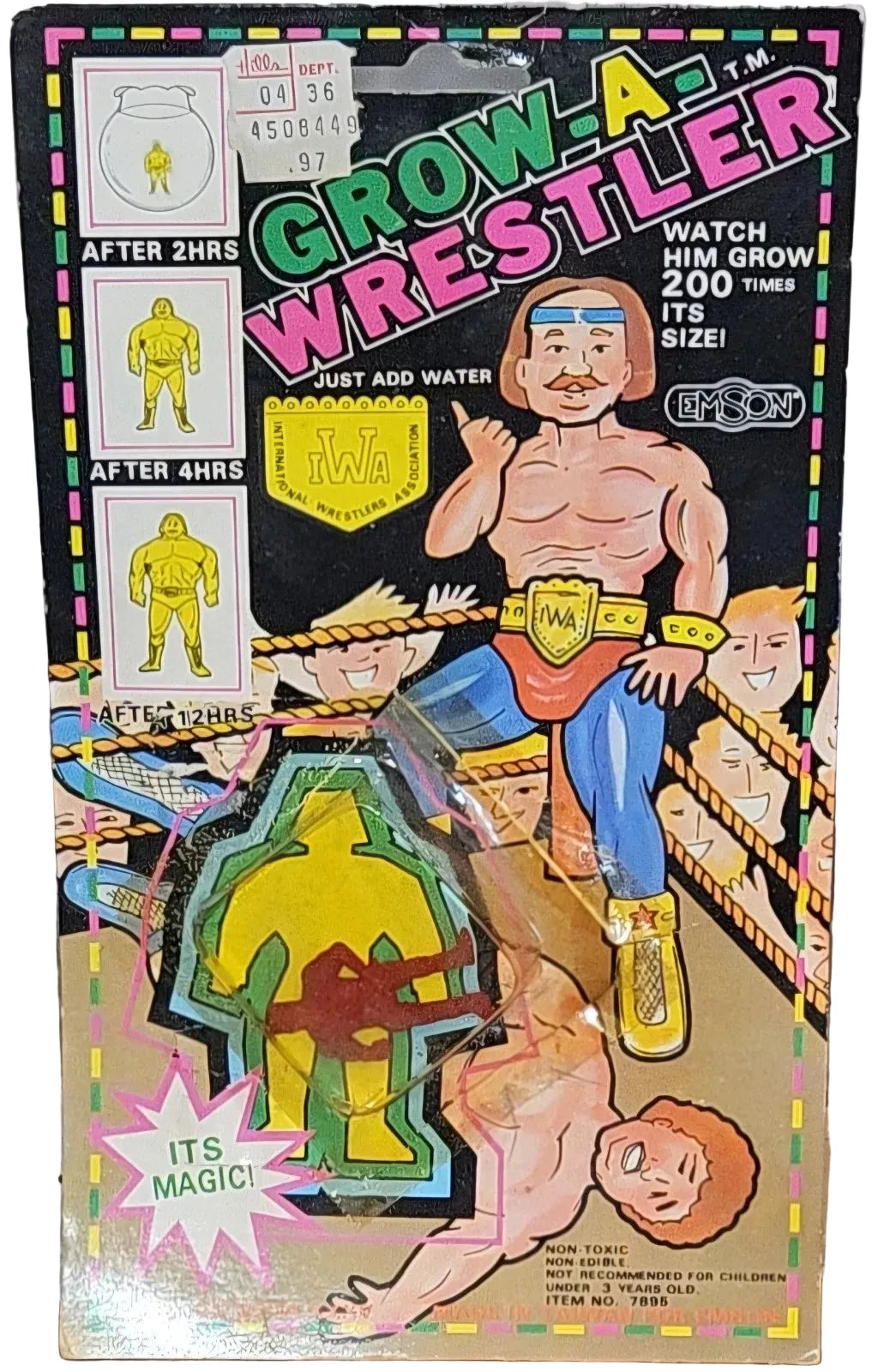 Emson Bootleg/Knockoff IWA Grow-A-Wrestler Wildman
