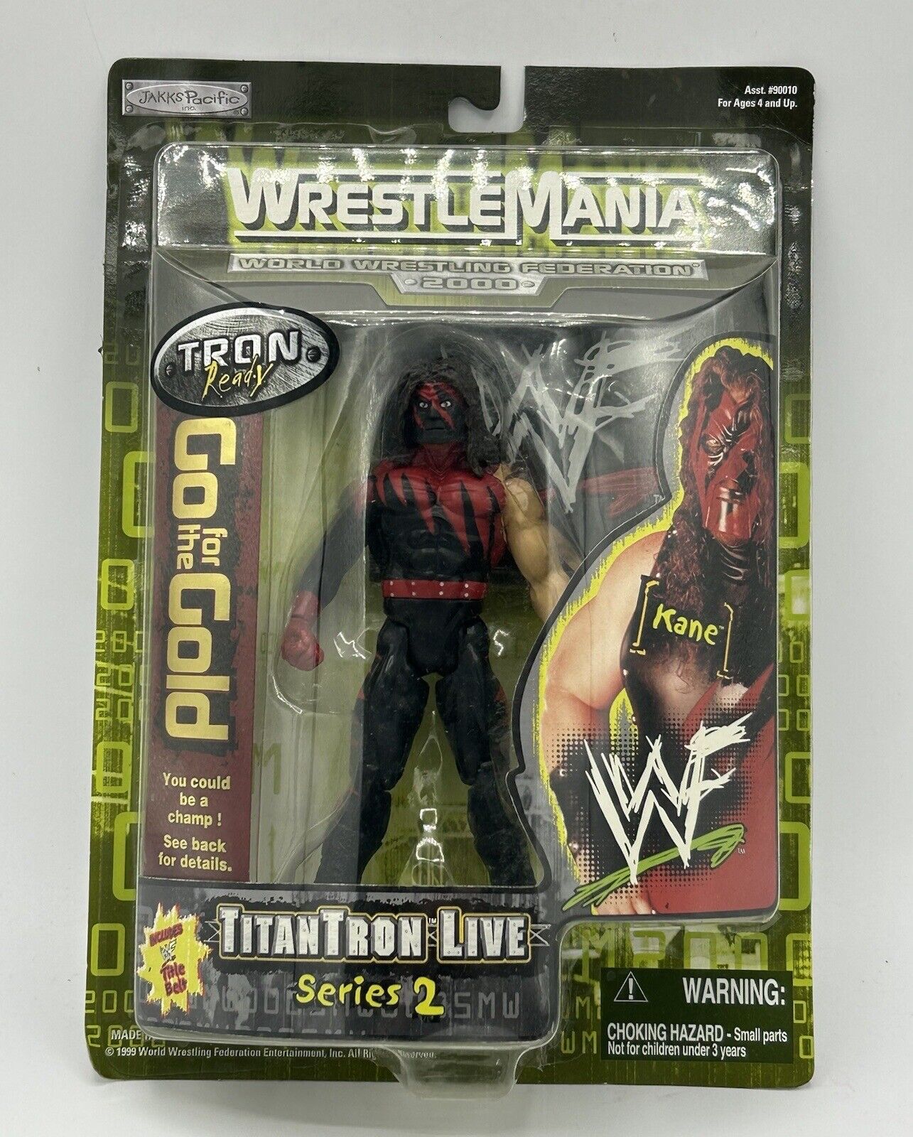 1999 WWF Jakks Pacific Titantron Live Series 2 Kane