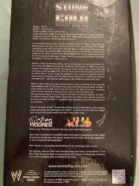 2003 WWE Puzzle Productions/Wicked Figures Series 1 Stone Cold Steve Austin