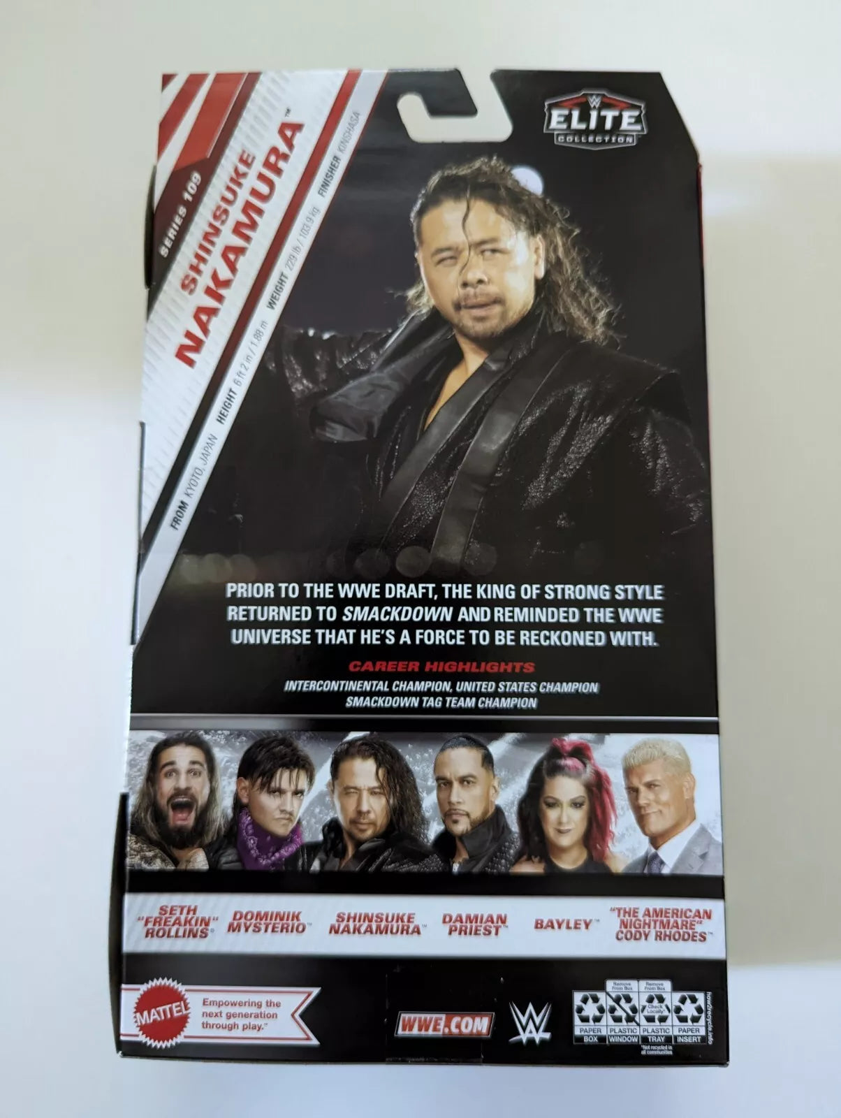 2024 WWE Mattel Elite Collection Series 109 Shinsuke Nakamura [Chase] –  Wrestling Figure Database