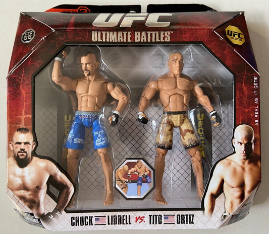 2010 Jakks Pacific UFC 66 Ultimate Battles Series 3: Chuck Liddell vs. Tito Ortiz