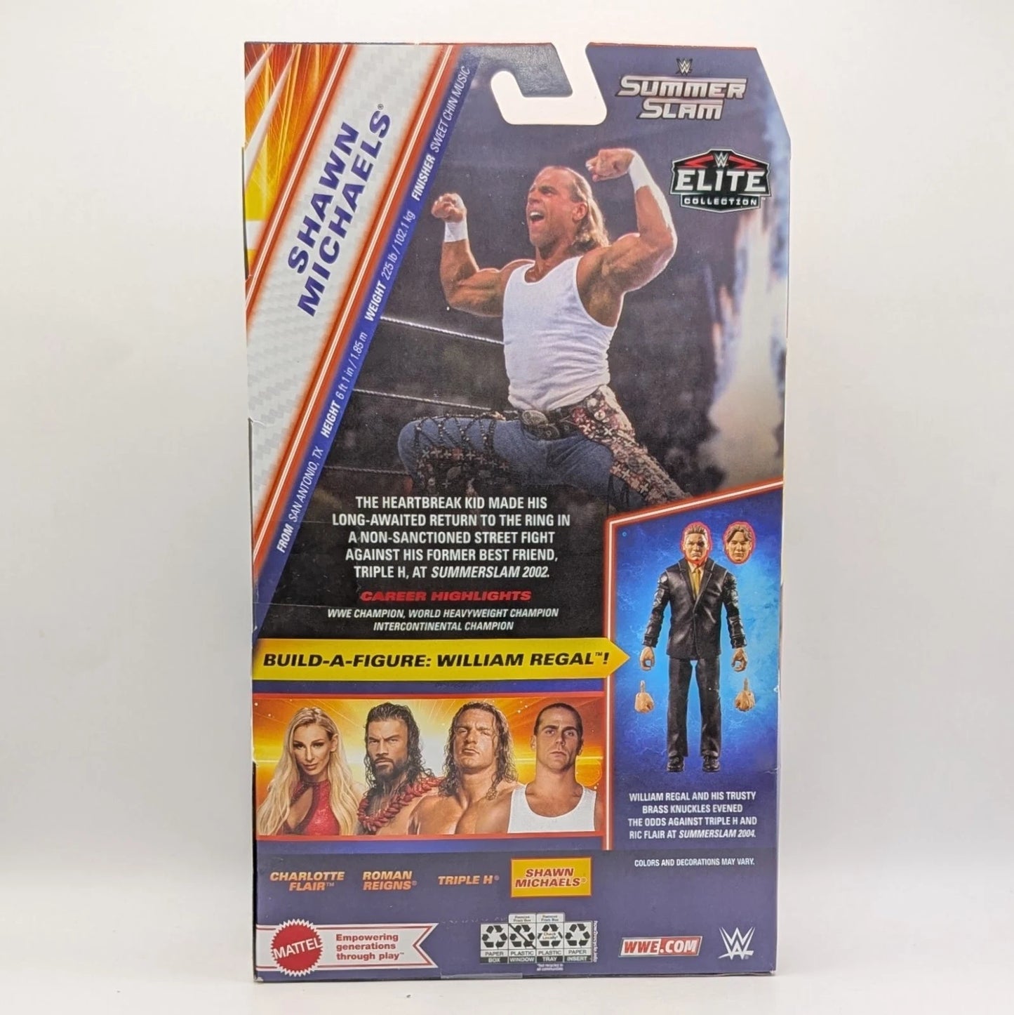 2025 WWE Mattel Elite Collection SummerSlam Series 6 Shawn Michaels